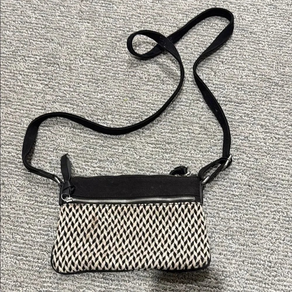 Toms Stylish Black and White Women's Bag